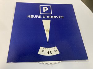 DISQUE DE STATIONNEMENT PERSONNALISE
